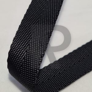 Стрічка ремінна, ПА р.22011 20мм чорний