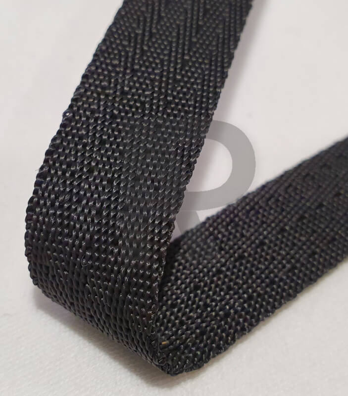 Стрічка ремінна, ПП р.32514 25мм чорна