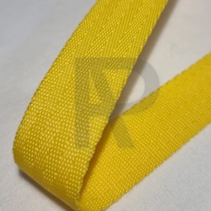 Стрічка ремінна, ПП р.32514 25мм жовтий