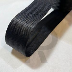 Стрічка ремінна. р.2408, 40мм (ремінь безпеки),ПА, Чорна