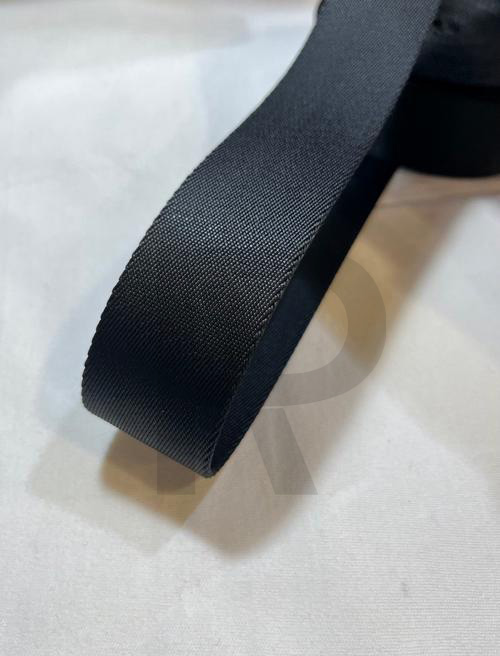 Стрічка ремінна ( для сумок ) ПА р. 23836, 38 мм, Чорна