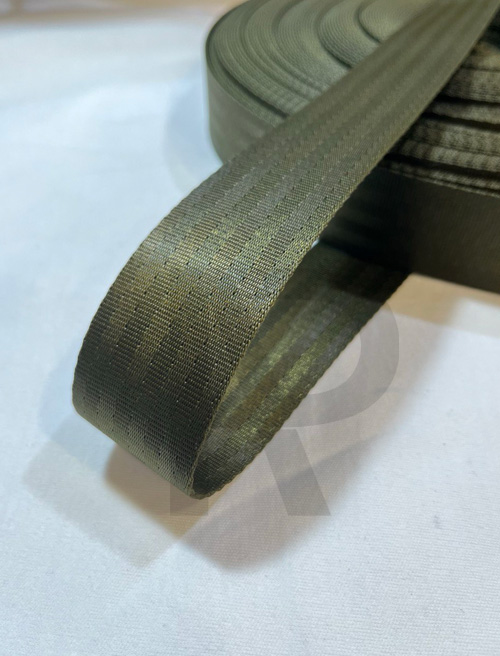 Стрічка ремінна р.2408, 40мм (ремінь безпеки) ПА, Хакі