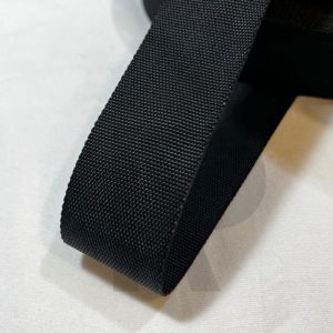 Стрічка ремінна р.23830 38мм, Чорна,ПА