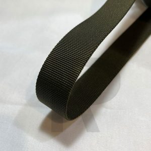 Ремінна стрічка, Чорна, р. 22524, 25 мм ПА